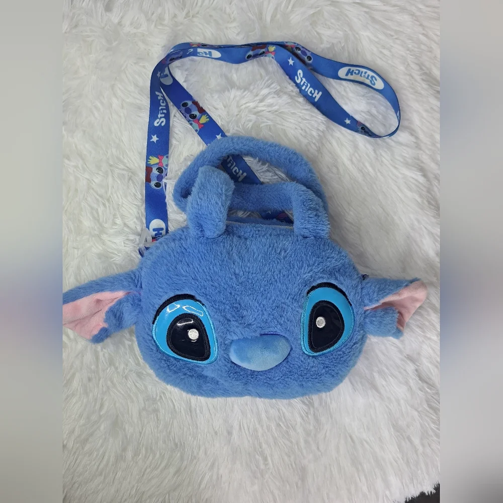 Stitch Plush Cartoon Stitch Crossbody Plush Wallet Shoulder Purse